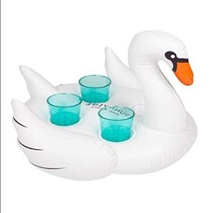 Sunnylife Party Supplies - Swan Inflatable Drink Holder for Summer Pool Party Sunnylife Party Supplies - Swan Inflatable Drink Holder for Summer Pool Party